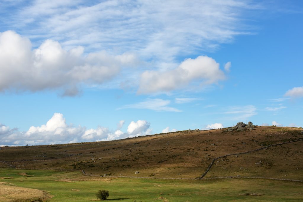 Tour des Monts d'Aubrac - Paysage au coucher du soleil