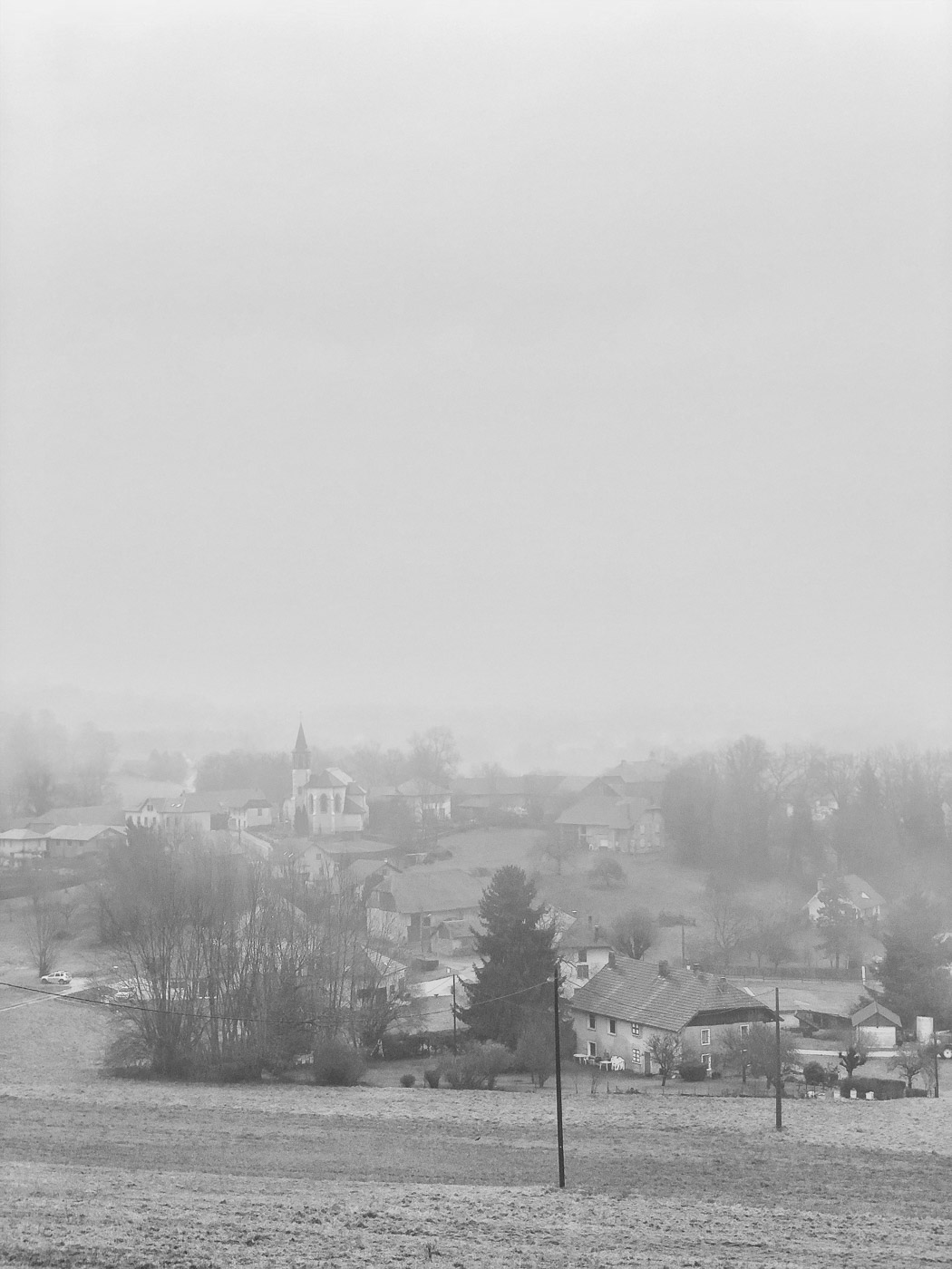 Projet 365 - Epersy dans lebrouillard