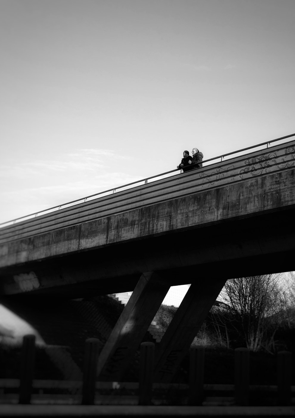 Projet 365 Badauds sur un pont 