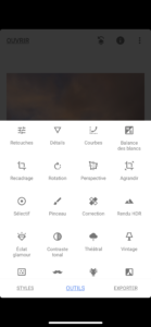 Retouchez vos photos avec Snapseed