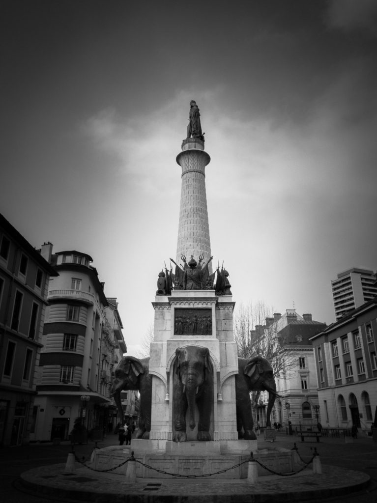 Projet 365 - Place des éléphants à Chambéry