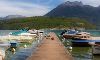 Canards sur un ponton (panoramique 7 photos) - Canon EOS 5D Mark III - EF 50 mm f/1,4 USM - ISO 100 - f/11 - 1/200 s