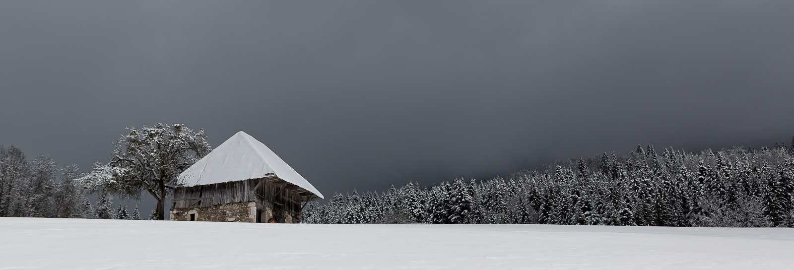 paysages d'hiver en Savoie