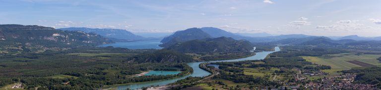 Panoramique du lac du Bourget