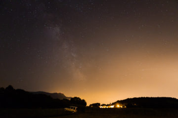 Photo du ciel de nuit - Voie lactée