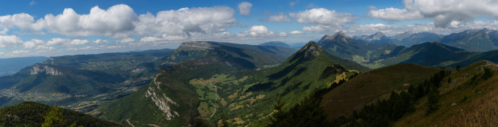 Panorama depuis la pointe de la Galoppaz