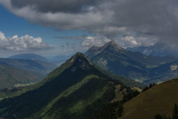 Vue depuis la pointe de la Galoppaz