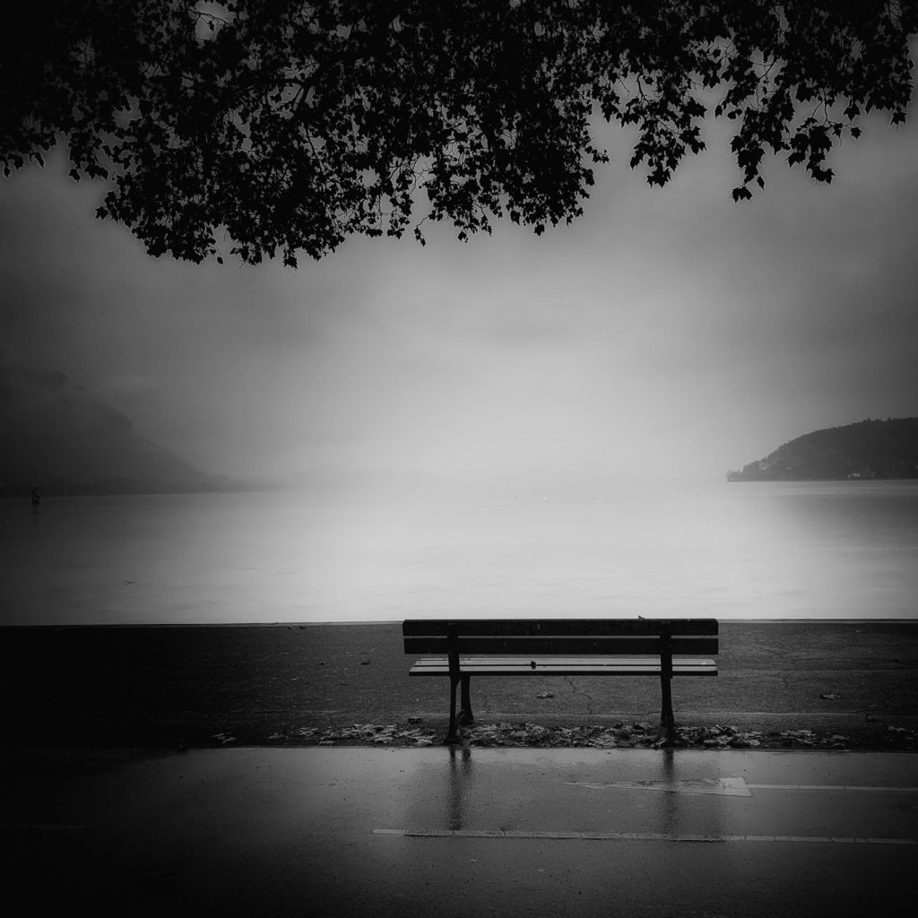 Projet photo 365 - Triste temps sur les berges d'Annecy