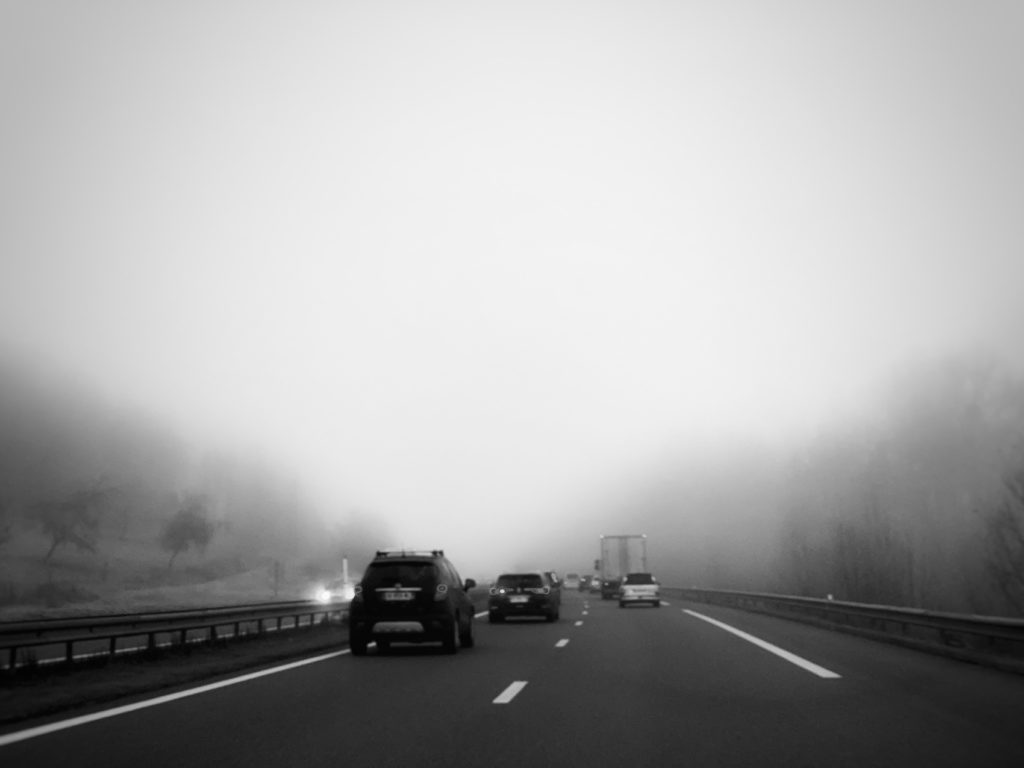 Projet 365 2018 - On the road dans le brouillard