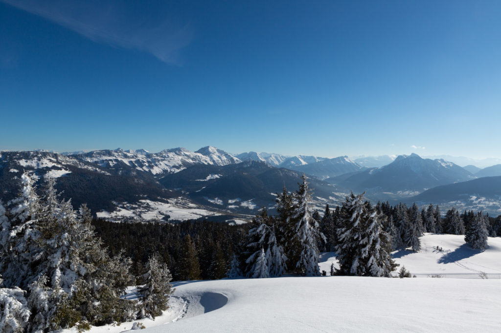 Projet 52 - Le massif des Bauges depuis le Semnoz