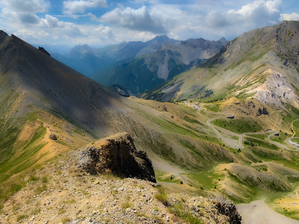 Le col de l'Izoard depuis l'Arpelin