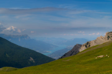 Panorama du lac de Serre-Ponçon