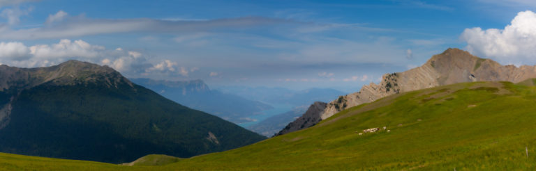 Panorama du lac de Serre-Ponçon