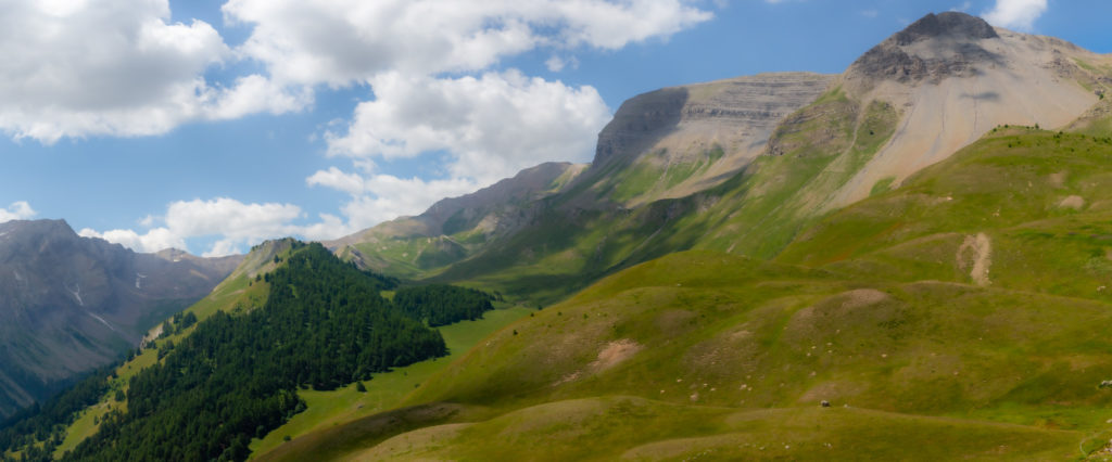 Paysage depuis le col de Vars