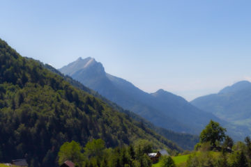 Projet 52 - L'arclusaz depuis le col de Chérel