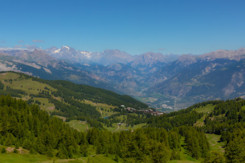 Risoul 1850 depuis le haut des pistes