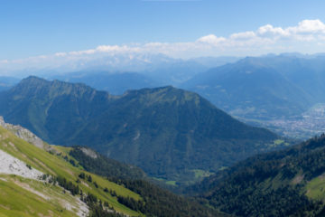 Albertville depuis la pointe de Chaurionde