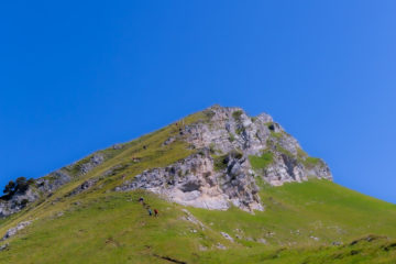 En route pour le sommet du Mont Colombier