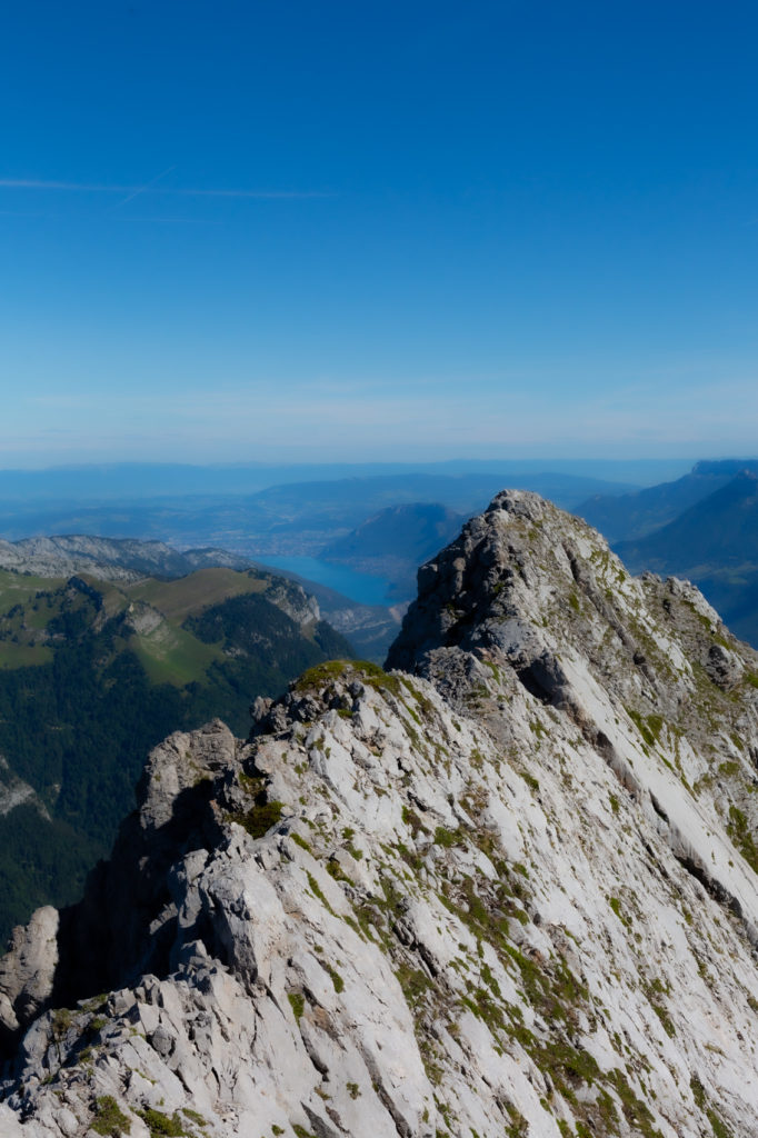 Le lac d'Annecy depuis l'Arcalod