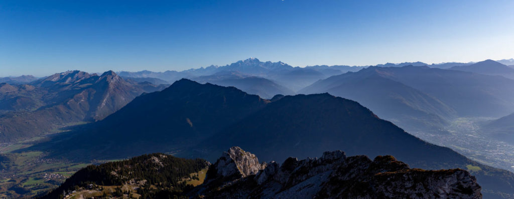 Le mont Blanc depuis la Sambuy