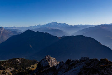 Le mont Blanc depuis la Sambuy