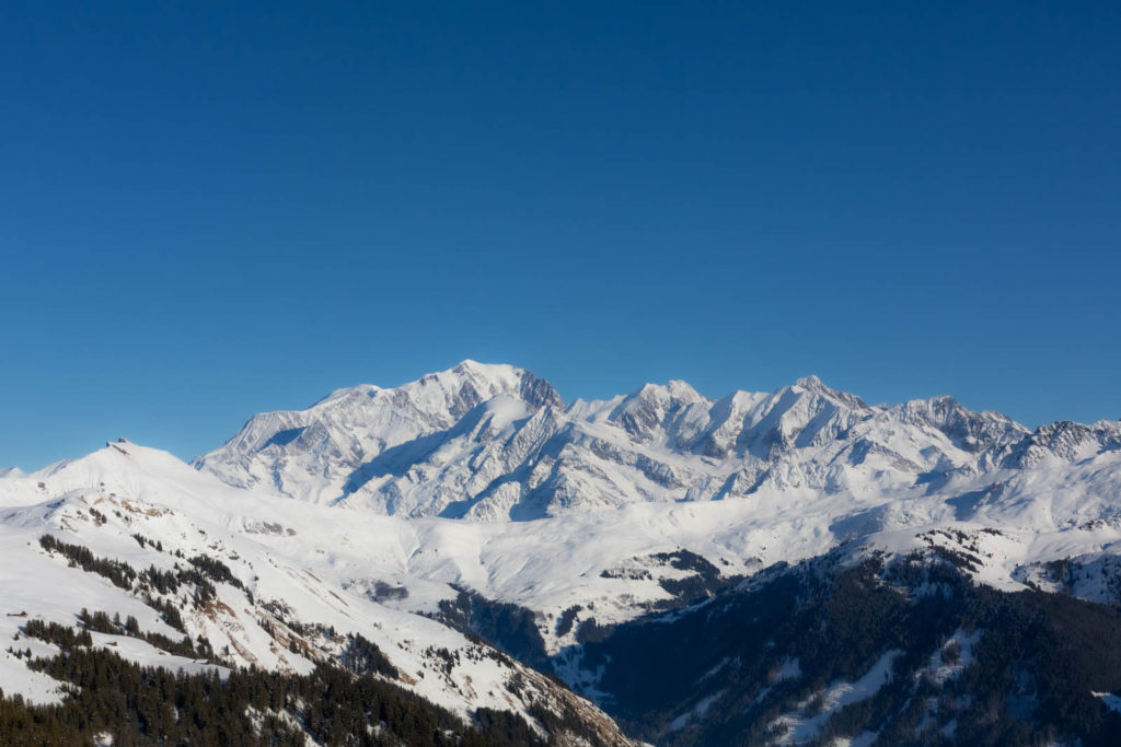 Projet 52 - Le Mont-Blanc depuis la station des Saisies