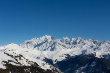 Projet 52 - Le Mont-Blanc depuis la station des Saisies