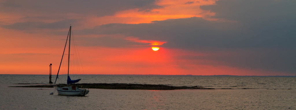 Coucher de soleil en Bretagne