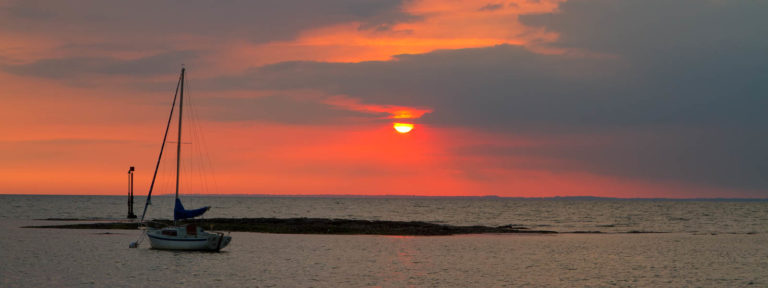 Coucher de soleil en Bretagne