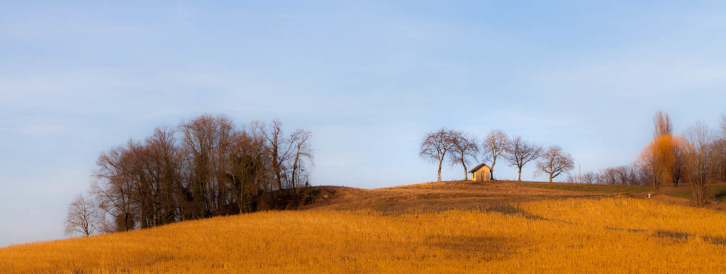 Projet 52 - Panoramique par assemblage paysage de campagne