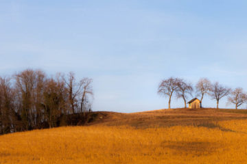 Projet 52 - Panoramique par assemblage paysage de campagne