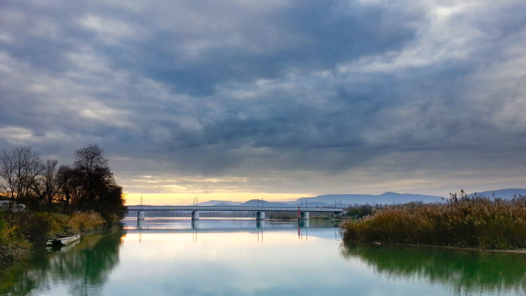 Phoneographie - Pont sur le Rhône